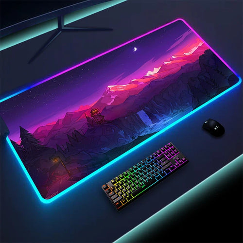 Load image into Gallery viewer, Non-slip RGB Gaming Pad
