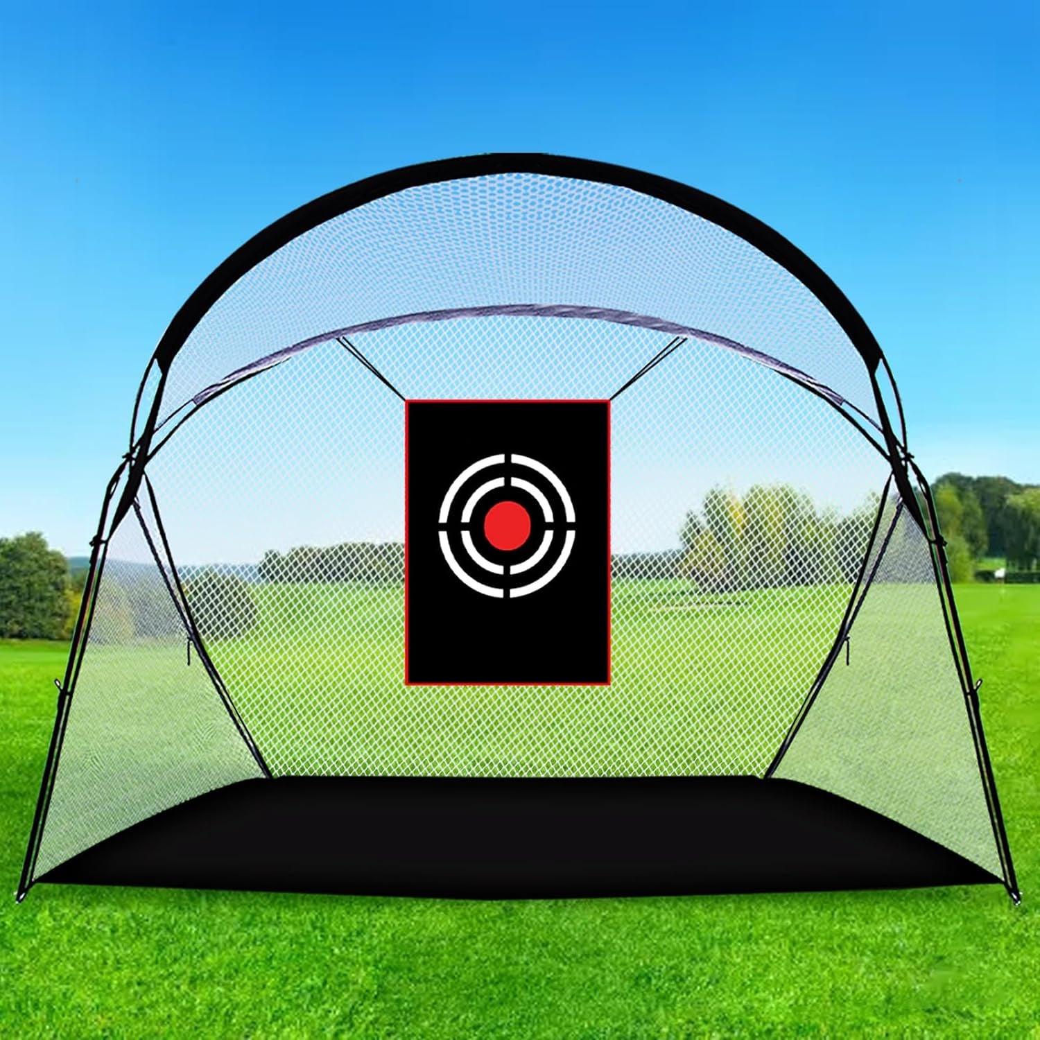 Golf Net,Golf Net Backyard Driving,Golf Driving Range,Golf Swing Net,Heavy Duty Golf Practice Net,Golf Practice Hitting Net,Quick Setup Golf Net with Target Cloth and Carry Bag(Style Optional)