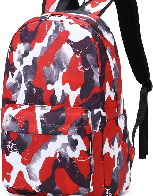 Load image into Gallery viewer, Boy/Girl School Backpack Set Camouflage Bookbags School Bags for Elementary Middle School
