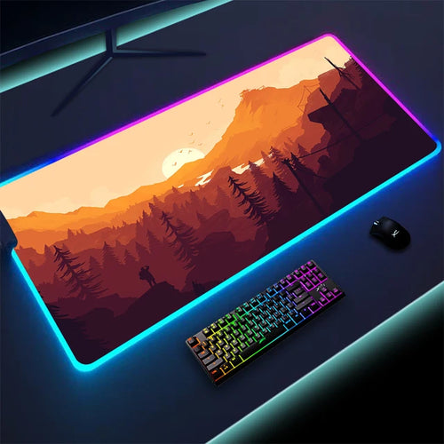 Load image into Gallery viewer, Non-slip RGB Gaming Pad
