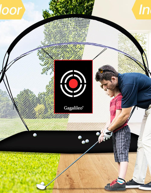 Load image into Gallery viewer, Golf Net,Golf Net Backyard Driving,Golf Driving Range,Golf Swing Net,Heavy Duty Golf Practice Net,Golf Practice Hitting Net,Quick Setup Golf Net with Target Cloth and Carry Bag(Style Optional)
