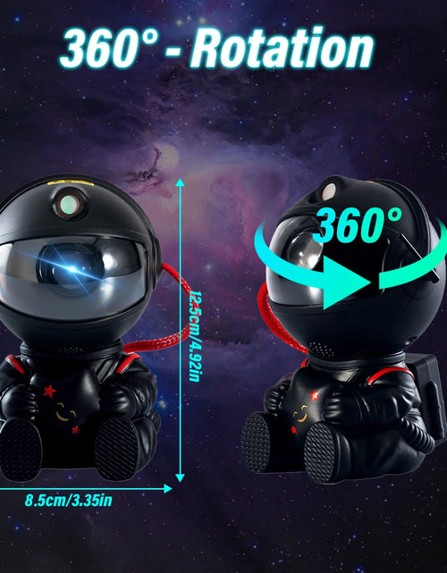 Load image into Gallery viewer, Astronaut Projector, Star Galaxy Projector Night Light for Kids, 360°Adjustable Astronaut Nebula Ceiling Led Lamp Projector for Kids with Timer and Remote for Children Adults Gift
