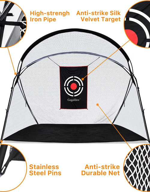 Load image into Gallery viewer, Golf Net,Golf Net Backyard Driving,Golf Driving Range,Golf Swing Net,Heavy Duty Golf Practice Net,Golf Practice Hitting Net,Quick Setup Golf Net with Target Cloth and Carry Bag(Style Optional)
