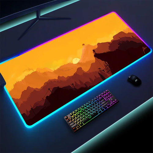 Load image into Gallery viewer, Non-slip RGB Gaming Pad
