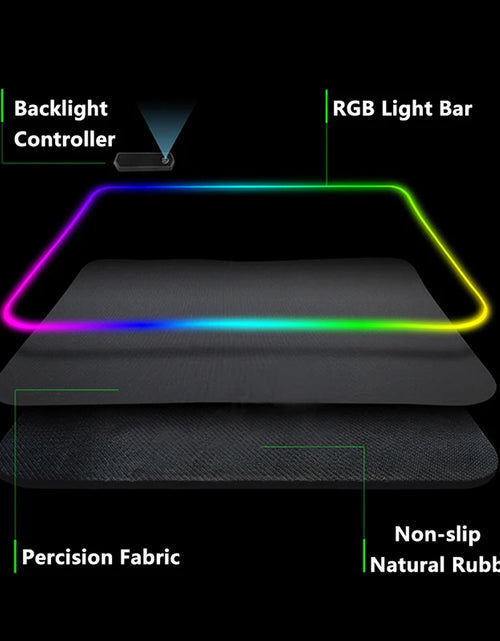 Load image into Gallery viewer, Non-slip RGB Gaming Pad
